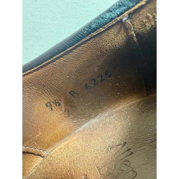 Allen Edmonds McAllister Burgundy Leather Cap Toe Oxford Dress Shoes Size 9.5 - Picture 7 of 7